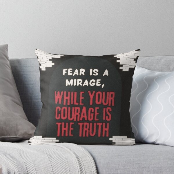 Item preview, Fear and courage designed and sold by Thedigital91.