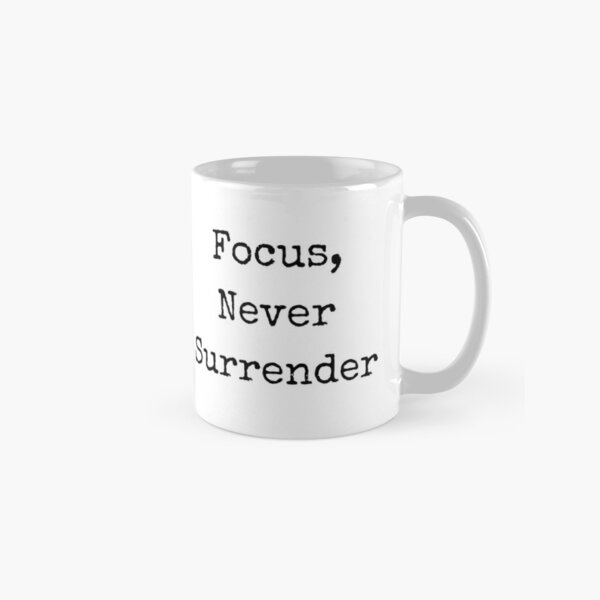 Trump Mug Coffee Cup, Never Surrender - Inspire Uplift