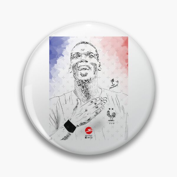 Item preview, Pogba Calligraphy Portrait designed and sold by HamiltonMichaud.