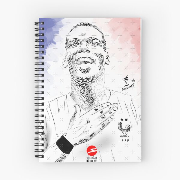 Item preview, Pogba Calligraphy Portrait designed and sold by HamiltonMichaud.