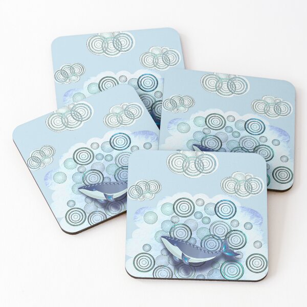Item preview, WHALE 147 CIRCLE SEA AND CLOUD. designed and sold by sana90.