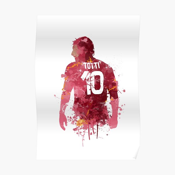 Francesco Totti Jersey' Poster by Grand Art Bazaar