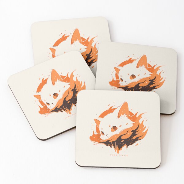 Item preview,  Pyro Tech Cat With Flames designed and sold by SweetClicks123.