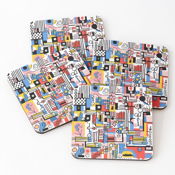 Item preview, African Quilt Style Abstract Black Line Art ? designed and sold by Cha-house.