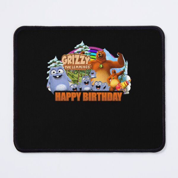 Item preview, Grizzy And Lemmings Happy Birthday designed and sold by StyleGreyson.