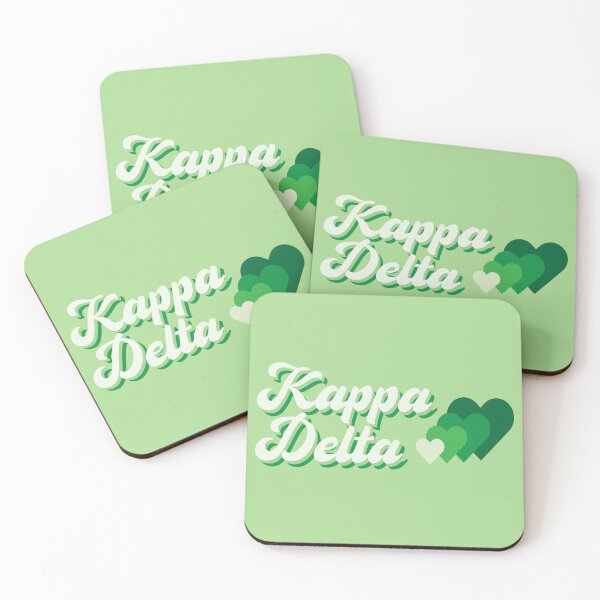 Item preview, Green Kappa Delta Hearts designed and sold by LoneCrow.
