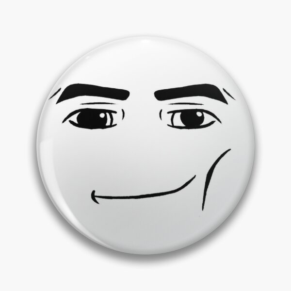 Man Face Roblox Pin for Sale by Trendingfy