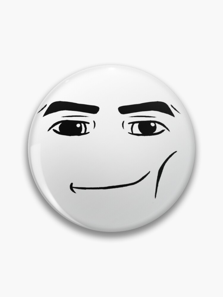 Man Face Roblox Pin for Sale by Trendingfy