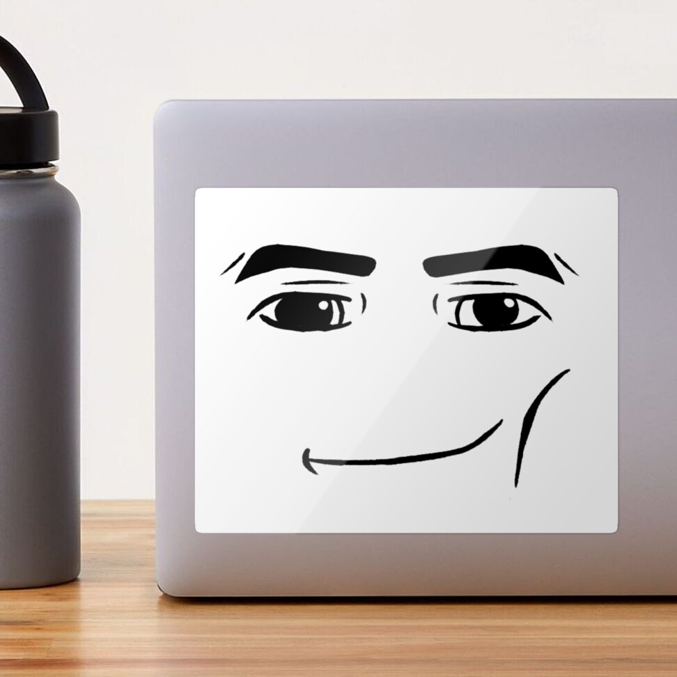 Roblox Man Face Roblox Gifts For Gamer Merch Stainless Steel Water Bottle  Roblox Water Bottle