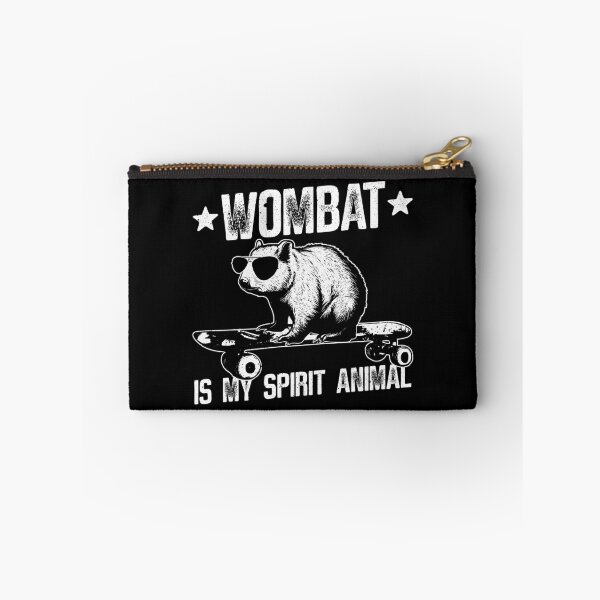 Item preview, Wombat Is My Spirit Animal, Funny Wombat Meme Joke designed and sold by Myth-Creatures.