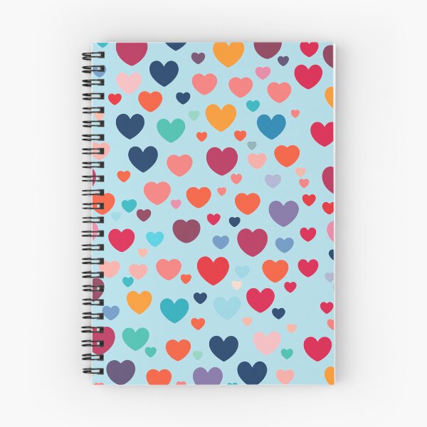 Item preview, Multi-colored Hearts Pattern designed and sold by tinytwist.