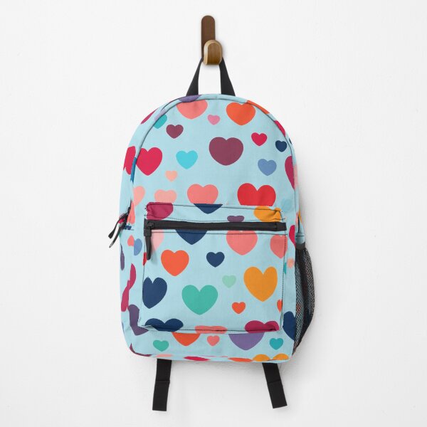 Item preview, Multi-colored Hearts Pattern designed and sold by tinytwist.
