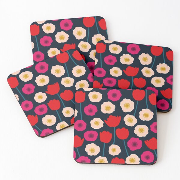 Item preview, Red Multiple Flowers designed and sold by EmiliaMilleer.