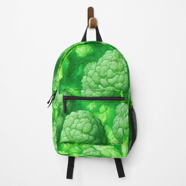 Item preview, Pixelated broccoli Seamless patterns designed and sold by RocketArtInd.