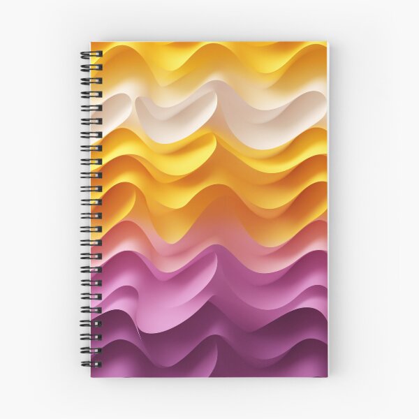 Item preview, 3D Sound Visualization: Minimalist Geometric Pattern in Gradient Colors designed and sold by PaintbrushPlace.