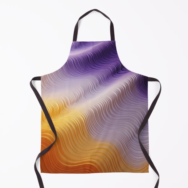 Item preview, Abstract 3D Sound Waves: Geometric Layers in Gradient Hues designed and sold by PaintbrushPlace.