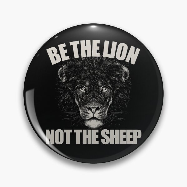 Artikelvorschau, Be The Lion Not The Sheep Anti-Woke Be The Lion Gear entworfen und verkauft von DynamicDesign.