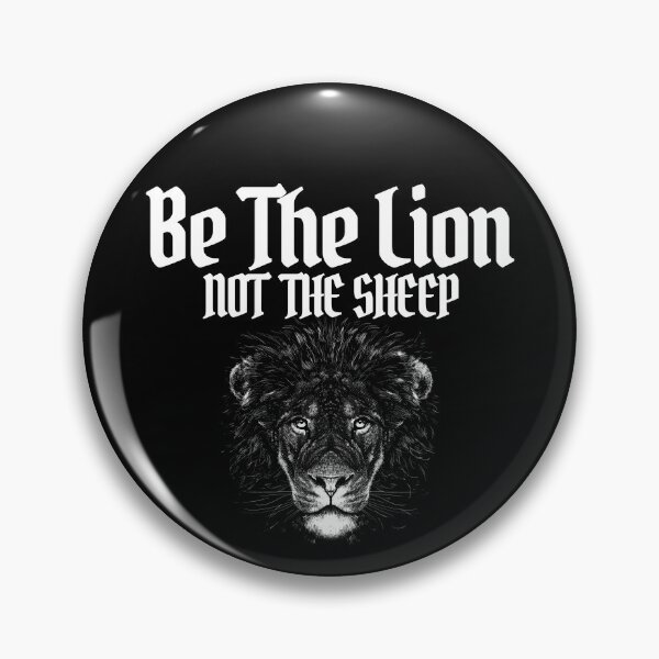 Artikelvorschau, Be The Lion Not The Sheep Anti-Woke Be The Lion Gear entworfen und verkauft von DynamicDesign.