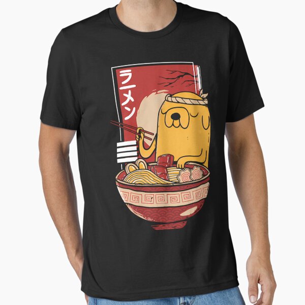 Artikel-Vorschau von Adventure Time: Jake der Hund genießt eine Schüssel Ramen-Nudeln, designt und verkauft von IanOrb98.