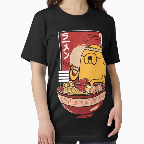Artikel-Vorschau von Adventure Time: Jake der Hund genießt eine Schüssel Ramen-Nudeln, designt und verkauft von IanOrb98.