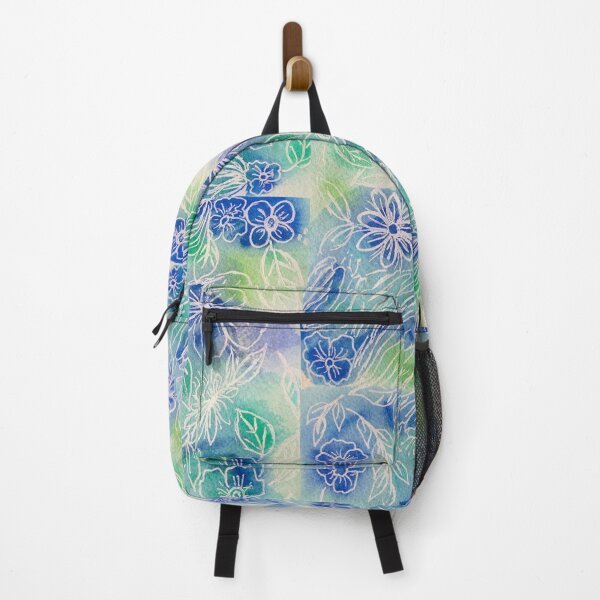 Item preview, Abstract White on BlueGreen designed and sold by Glenda Peek.