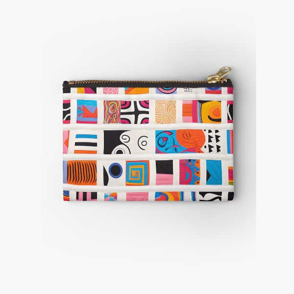 Item preview, African Quilt Style Abstract Black Line Art designed and sold by Cha-house.