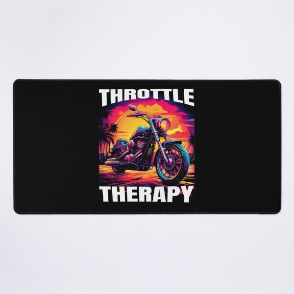Item preview, Biker Throttle Therapy - Classic Motorbike - Motorcycle Riding Lovers designed and sold by onlymagic8k.