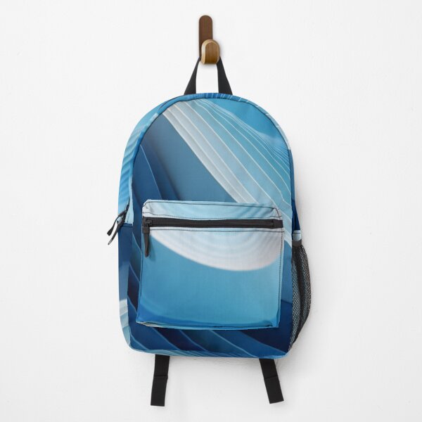 Item preview, 3D Audio Landscape: Abstract Geometric in Blue & White designed and sold by PaintbrushPlace.