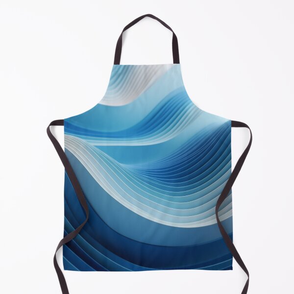 Item preview, 3D Audio Landscape: Abstract Geometric in Blue & White designed and sold by PaintbrushPlace.