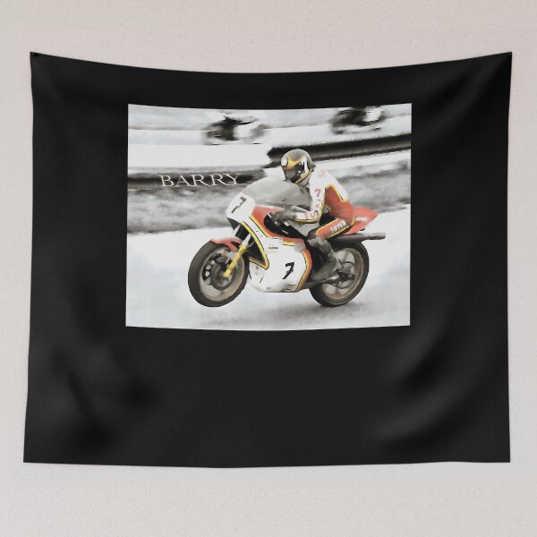 Item preview, Barry Sheene, Moto GP Legend Motorbike Racer Champion designed and sold by EagleBleak.