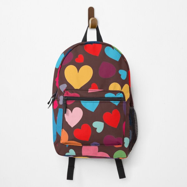 Item preview, Multi-colored Hearts Pattern designed and sold by tinytwist.