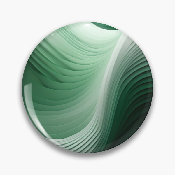 Item preview, 3D Sound Mosaic: Minimalist Geometric in Green & White designed and sold by PaintbrushPlace.