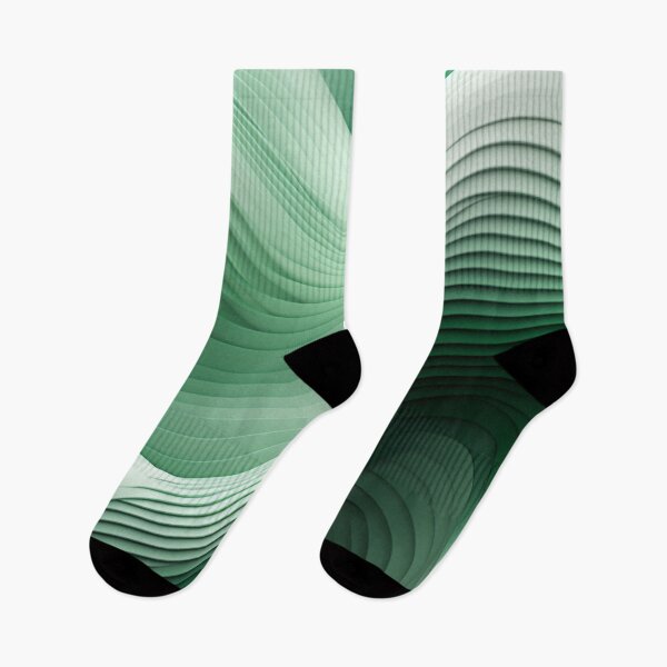 Item preview, 3D Sound Mosaic: Minimalist Geometric in Green & White designed and sold by PaintbrushPlace.