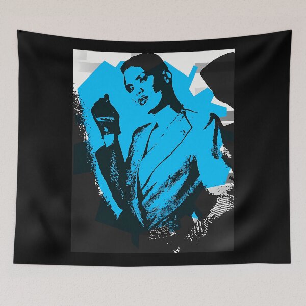Item preview, Grace Jones Blue designed and sold by CarpenterArt.