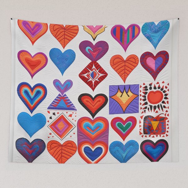 Item preview, Copy of African Quilt Style Abstract Black Line Art designed and sold by Cha-house.
