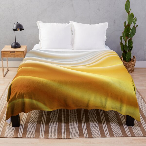Item preview, 3D Sound Geometry: Minimalist Pattern in White & Yellow designed and sold by PaintbrushPlace.