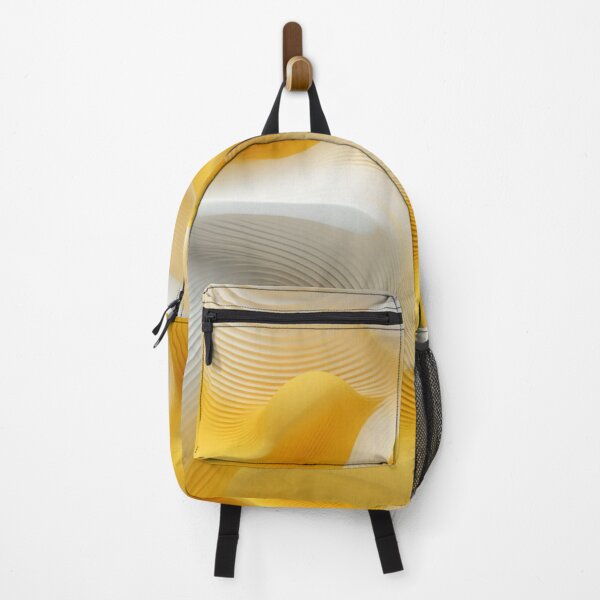 Item preview, Yellow & White 3D SoundScape: Abstract Geometric Layers designed and sold by PaintbrushPlace.