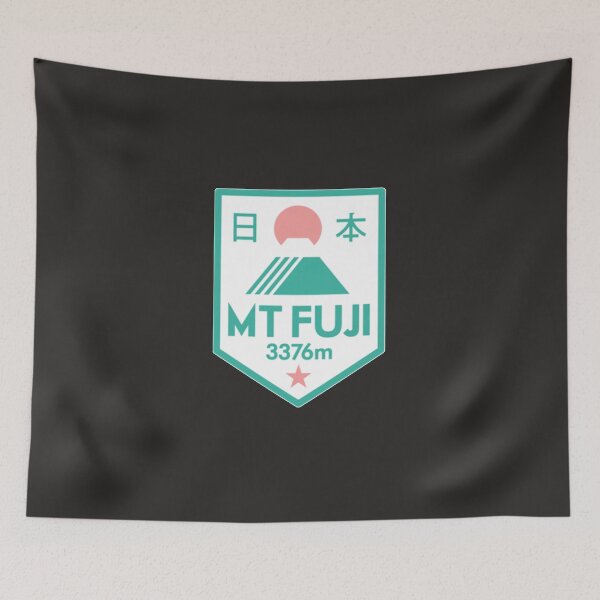 Artikelvorschau, Mount Fuji Retro Badge entworfen und verkauft von AlexiHoyer.