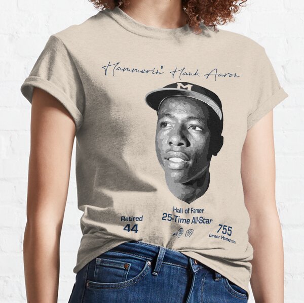 Vintage Hammerin Hank Aaron #44 T-Shirt T-Shirt