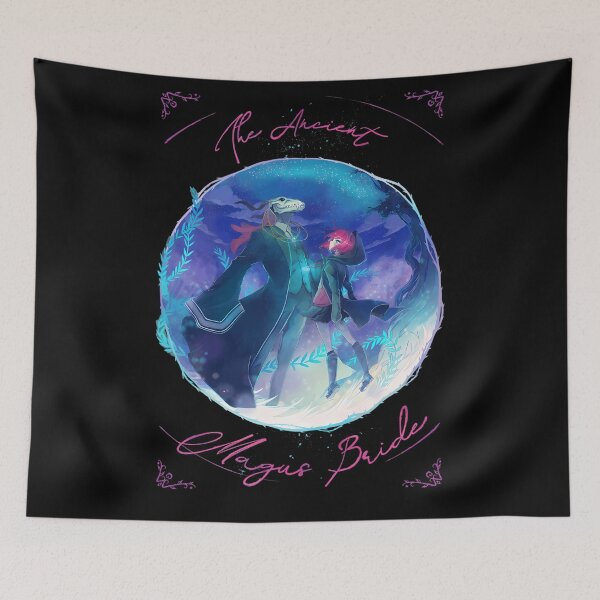 Item preview, The Ancient Magus Bride - Mahoutsukai no Yome typo poster designed and sold by DinkyWhiteKnig.