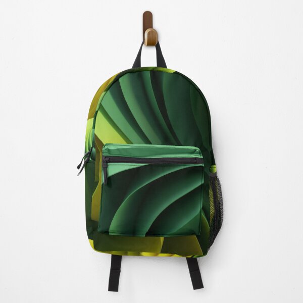 Item preview, Green & Yellow 3D AudioScape: Abstract Geometric Layers designed and sold by PaintbrushPlace.