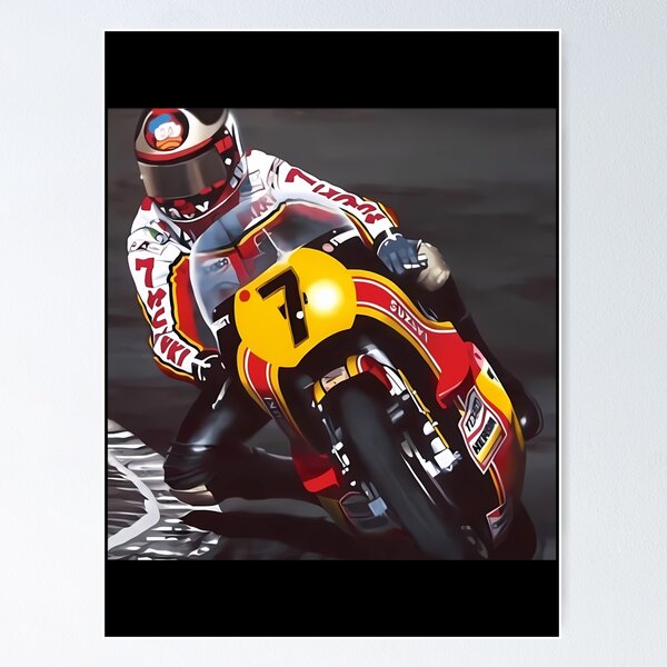 Item preview, Barry Sheene, Number 7 designed and sold by EagleBleak.