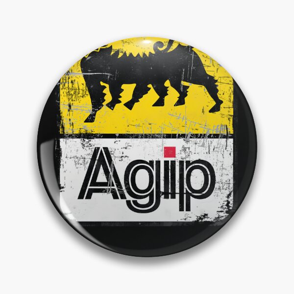 Item preview, AGIP Lubricants  1968 – 1998 Distressed Version  	 designed and sold by ioglesmh99.