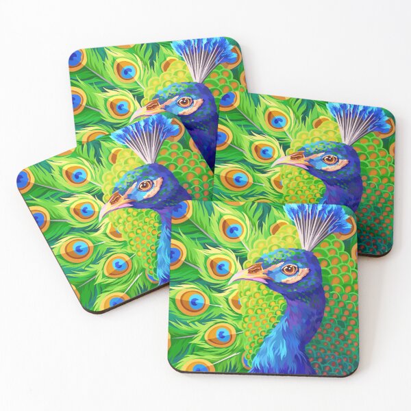 Item preview, Peacock Painting designed and sold by Black-Orc.