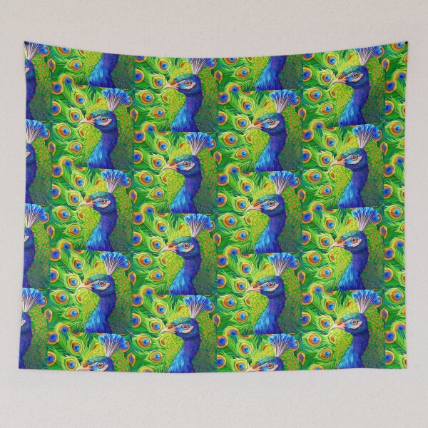 Item preview, Peacock Painting designed and sold by Black-Orc.