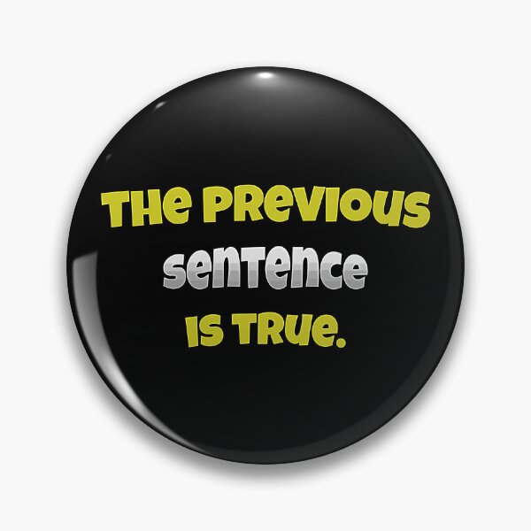 Item preview, The previous sentence is true. designed and sold by chaiyarit.