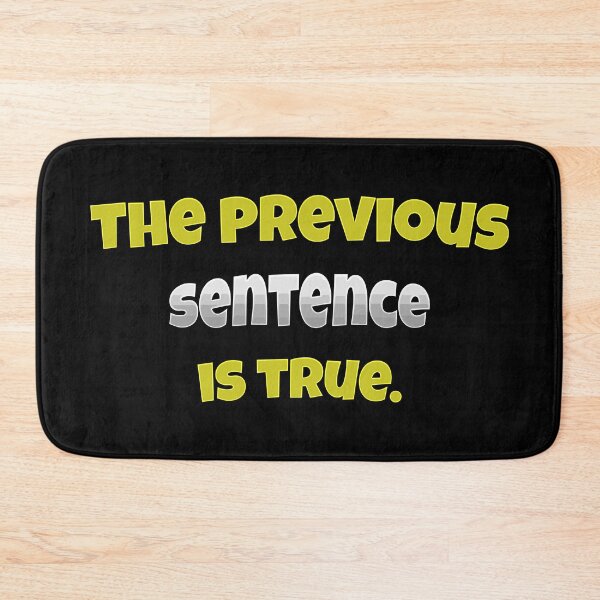 Item preview, The previous sentence is true. designed and sold by chaiyarit.