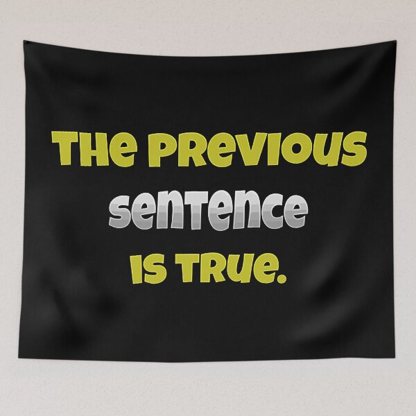 Item preview, The previous sentence is true. designed and sold by chaiyarit.
