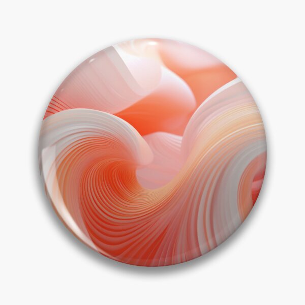 Artikelvorschau, 3D SoundScape: Geometrische Muster in Weiß bis Korallenorange entworfen und verkauft von PaintbrushPlace.