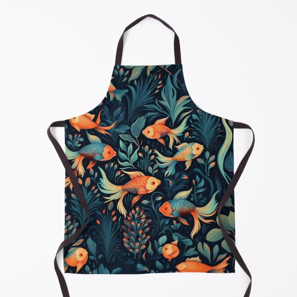Item preview, Gold Fish Pattern - Green 1 designed and sold by HerMajusty.